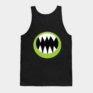 Halloween Scary Mouth Tank Top